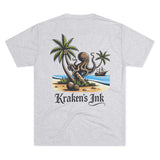 Kraken's Ink Coconut Island Unisex T-Shirt