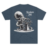 Kraken's Ink Turn the Ship Unisex Tri-Blend Crew Tee