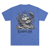 Kraken's Ink Clipper Ship Unisex Tri-Blend Crew Tee