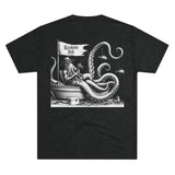 Kraken's Ink Just Fishing Unisex Tri-Blend Crew Tee