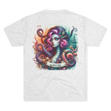 Kraken's Ink Mermaid Glam Unisex Tri-Blend Crew Tee