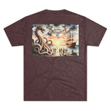 Kraken's Ink Odyssey Unisex Tri-Blend Crew Tee
