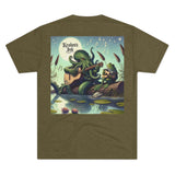 Kraken's Ink Kraken & The Frog Unisex Tri-Blend Crew Tee