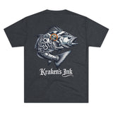 Kraken's Ink FL Redfish Unisex Tri-Blend Crew Tee