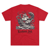 Kraken's Ink Clipper Ship Unisex Tri-Blend Crew Tee