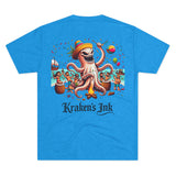 Kraken's Ink Fiesta Unisex Tri-Blend Crew Tee