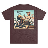 Kraken's Ink Vintage Gal Unisex Tri-Blend Crew Tee