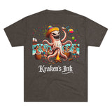 Kraken's Ink Fiesta Unisex Tri-Blend Crew Tee