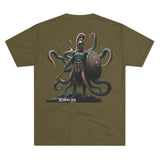 Kraken's Ink Spartan Unisex Tri-Blend Crew Tee