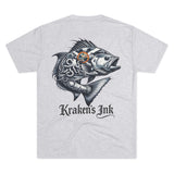 Kraken's Ink FL Redfish Unisex Tri-Blend Crew Tee