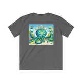 Kraken's Ink Let's Play Unisex Kids Softstyle Tee