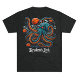 Kraken's Ink Hoops Tri-Blend Crew Tee