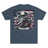 Kraken's Ink Semper Fi Unisex Tri-Blend Crew Tee