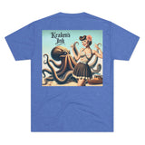 Kraken's Ink Vintage Gal Unisex Tri-Blend Crew Tee