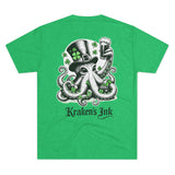 Kraken's Ink Clover Unisex Tri-Blend Crew Tee