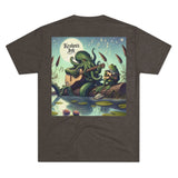Kraken's Ink Kraken & The Frog Unisex Tri-Blend Crew Tee