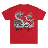 Kraken's Ink Mermaid Tangle Tri-Blend Crew Tee