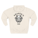 Kraken's Ink Unisex Fleece Crew Pullover Hoodie