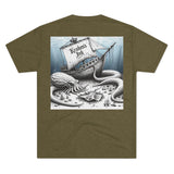 Kraken's Ink Shipwreck Unisex Tri-Blend Crew
