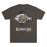 Kraken's Ink FL Flounder Unisex Tri-Blend Crew