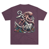 Kraken's Ink Anchor Love Unisex Tri-Blend Tee