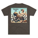 Kraken's Ink Vintage Gal Unisex Tri-Blend Crew Tee