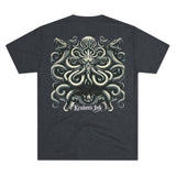 Kraken's Ink Dragon Swirl Unisex Tri-Blend Crew Tee
