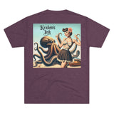 Kraken's Ink Vintage Gal Unisex Tri-Blend Crew Tee