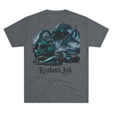 Kraken's Ink F1 Unisex Tri-Blend Crew Tee