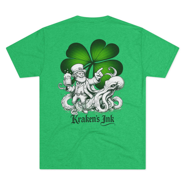 Kraken's Ink St Patty Unisex Tri-Blend Crew Tee