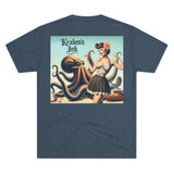 Kraken's Ink Vintage Gal Unisex Tri-Blend Crew Tee