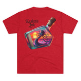 Kraken's Ink Sunset Bottle Unisex Tri-Blend Crew Tee