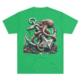 Kraken's Ink Anchor Love Unisex Tri-Blend Tee