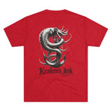 Kraken's Ink Anchor Ride Unisex Tri-Blend Crew Tee
