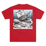 Kraken's Ink Shipwreck Unisex Tri-Blend Crew