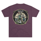 Kraken's Ink Pinup Girl Unisex Tri-Blend Crew Tee