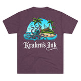 Kraken's Ink Island Livin' Unisex Tri-Blend Crew Tee