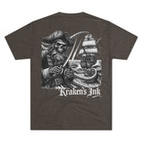 Kraken's Ink Skeleton Pirate Unisex T-Shirt
