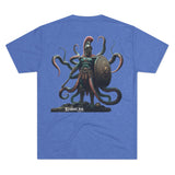 Kraken's Ink Spartan Unisex Tri-Blend Crew Tee