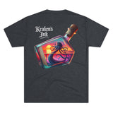 Kraken's Ink Sunset Bottle Unisex Tri-Blend Crew Tee