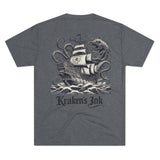 Kraken's Ink Clipper Ship Unisex Tri-Blend Crew Tee