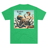 Kraken's Ink Vintage Gal Unisex Tri-Blend Crew Tee