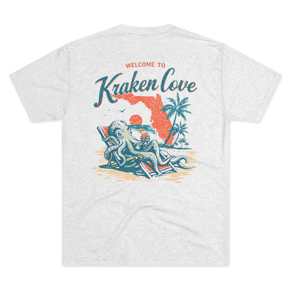 Kraken's Ink Kraken Cove Tri-Blend Crew Tee