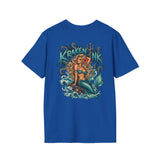 Kraken's Ink The Mermaid Unisex Tri-Blend Crew Tee