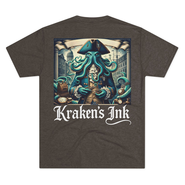 Kraken's Ink Explorer Unisex Tri-Blend Crew Tee