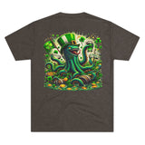 Kraken's Ink Lucky Unisex Tri-Blend Crew Tee
