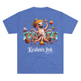Kraken's Ink Fiesta Unisex Tri-Blend Crew Tee