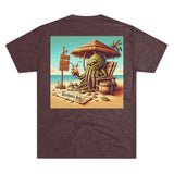 Kraken's Ink Beach Livin' Unisex Tri-Blend Crew Tee