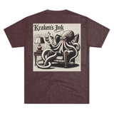 Kraken's Ink Glass o Bourbon Unisex Tri-Blend Crew Tee