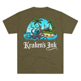 Kraken's Ink Island Livin' Unisex Tri-Blend Crew Tee